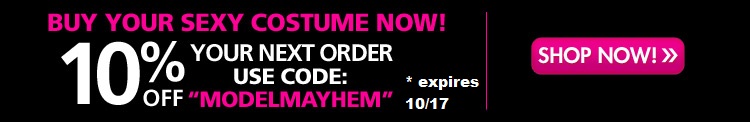 10 Percent Off - Use Code modelmayhm. Yandy.com has all of the hottest sexy Halloween costumes for 2012. Over 2000 sexy adult costume ideas in stock, shipping from our warehouse almost as fast as you order it. When you need a costume you can count on Yandy to deliver!
