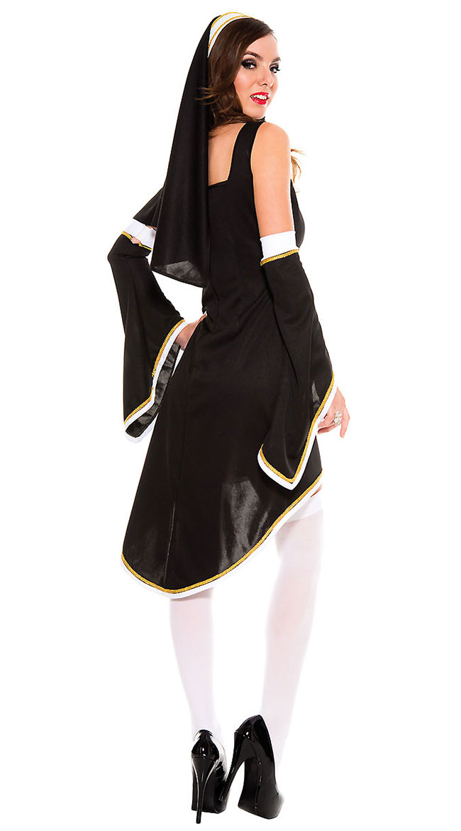 Sinfully Hot Nun Costume Sexy Nun Costume Yandy