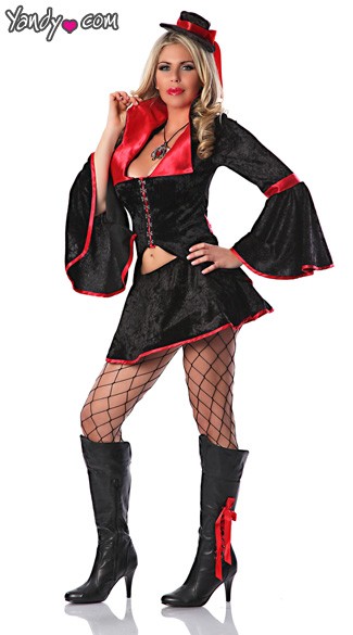 Velvet Vamp Costume, Sexy Vamp Costume, Velvet Vamp Halloween Costume, Velvet Vampire Sexy Costume