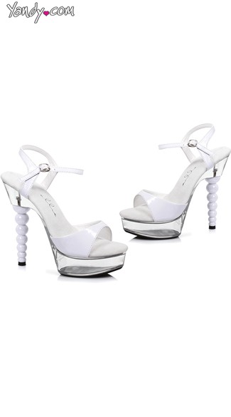 6\" Spherical Heel Sandals, Ball Heel Sandals