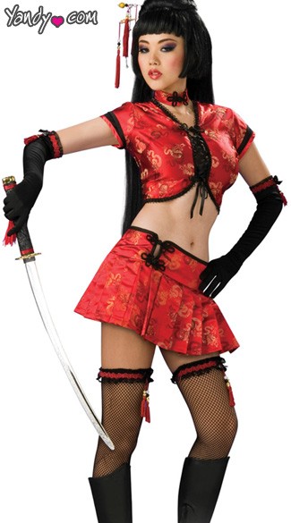 Geisha Ninja Sword, Costume Sword, Aisan Sword Halloween Accessory, Costume Accessories