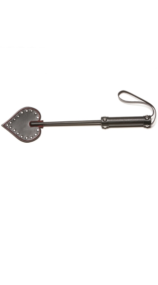 Black Leather Spade Crop, Black Spade Crop, Black Leather Crop