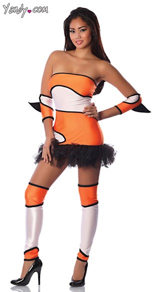 Adult Coral Clownfish Ne-moh Costume