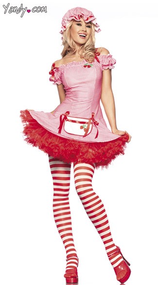 Sexy Strawberry Girl Costume
