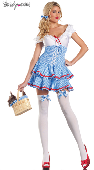 Kansas Sweetie Costume, Blue Dress Costumes, Adult Kansas Outfits