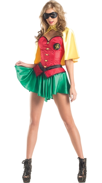 Sexy Super Sidekick Costume, Sexy Superhero Costume