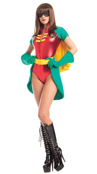 Radiant Robyn Costume, Sexy Sidekick Costume, Superhero Sidekick Costume