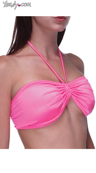 Scrunch Front Halter Top, Sexy Halter Top