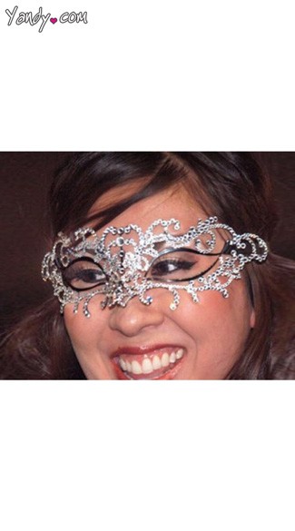 Brilliant Brass and Swarovski Mask