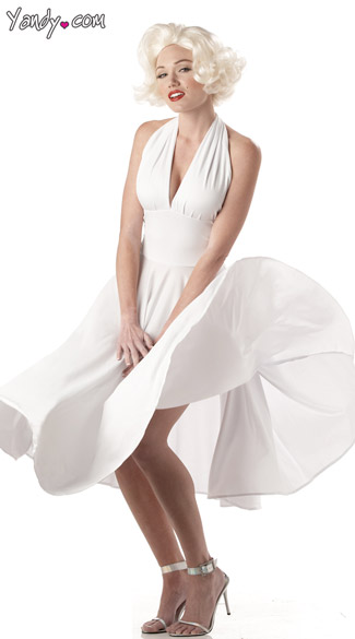 Sexy Marilyn Costume, Sexy Marilyn Halloween Costume, Marilyn Monroe Dress