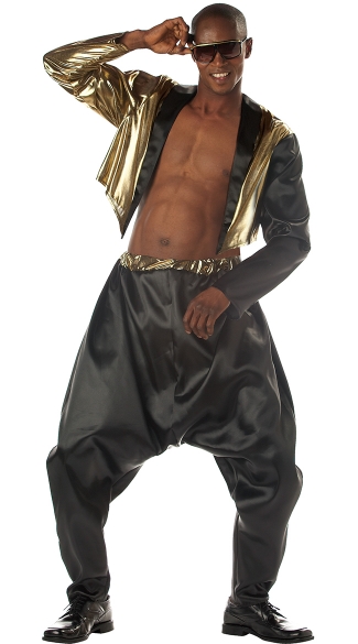 Mens Old School Rapper Costume, Mens Rapper Costume
