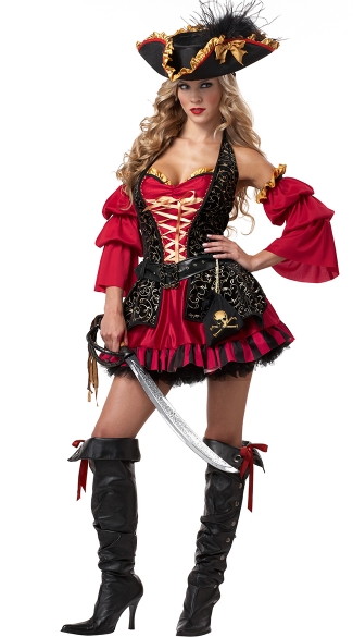 Plus Size Spanish Pirate Costume