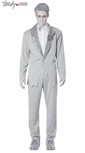 Ghostly Groom Costume, Dead Groom Costume, Ghost Groom Costume