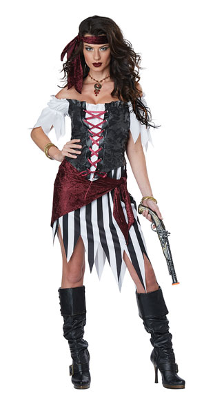 Pirate Beauty Costume, Rowdy Wench Costume - Yandy.com