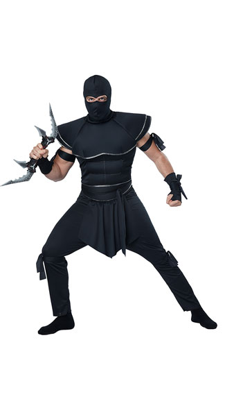 Men\'s Stealth Ninja Costume, Men\'s Ninja Costume, Men\'s Warrior Costume