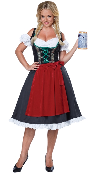 Oktoberfest Fraulein Costume, Sexy Oktoberfest Costume, Sexy German Costume