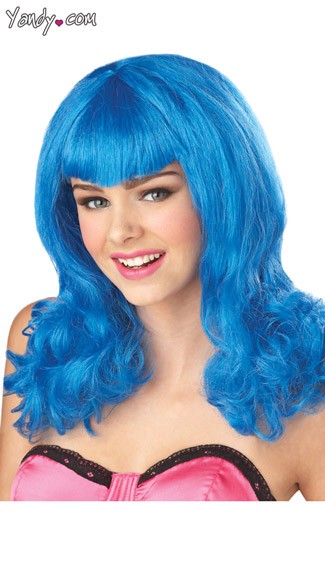 Short Blue Wig