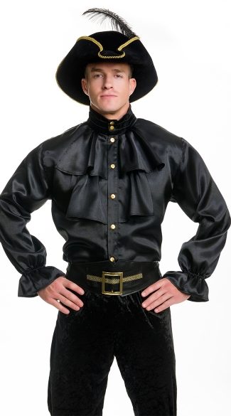 Men\'s Pirate Captain Shirt, Pirate Costume, Men\'s Pirate Costume