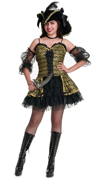 Black Pearl Beauty Costume Sexy Pirate Costume Sexy Sailor Costume