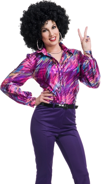 70\'s Queen Disco Shirt, 70s Costume, 1970s Disco Costume