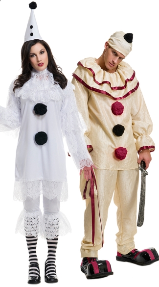 Heartbroken Clown Couples Costume, Men\'s Horror Clown Costume, Men\'s Clown Costume, Men\'s Circus Costume, Girly Heartbroken Clown Costume, Clown Costume, Circus Costume