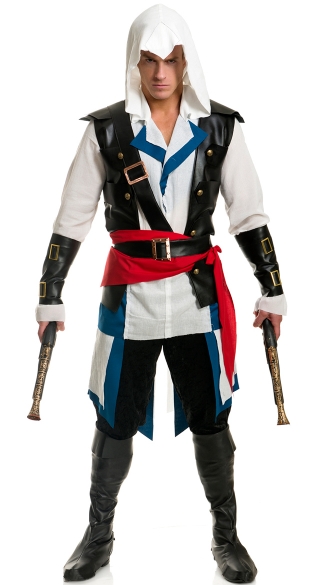 Men\'s Cutthroat Killer Costume, Cutthroat Pirate Man Costume, Assassin\'s Creed Costume, Men\'s Pirate Costume