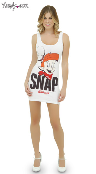 Snap Kelloggs Rice Krispies Tank Dress, Cereal Mascot Costumes, Cereal Character Costumes