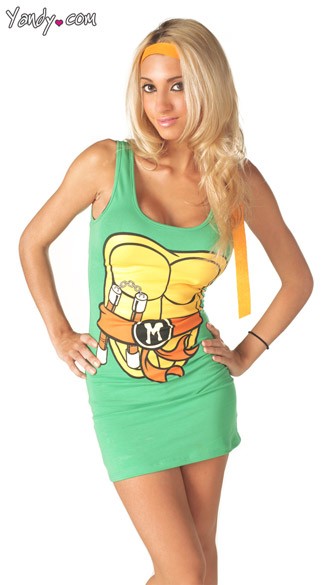 Michelangelo Teenage Mutant Ninja Turtle Tank Dress