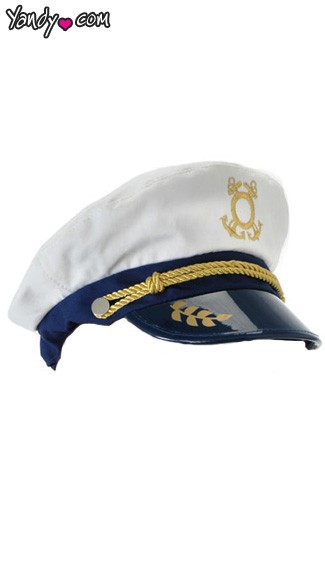 Captain Hat, White Captain Costume Hat, Sailor Hat