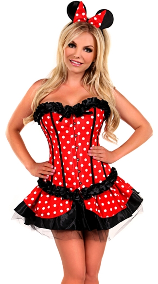 Deluxe Cutie Pie Miss Mouse Costume, Cute Mouse Costume, Mouse Tutu Costume