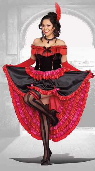 Plus Size Can-can Cutie Costume, plus size sexy can-can costume, plus size can-can costume, plus size burlesque costume, plus size sexy burlesque costume, plus size cabaret costume, plus size sexy cabaret costume, plus size showgirl costume, plus size sexy showgirl costume