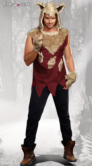 Men S Sexy Bad Wolf Costume Wolf Costume For Men Furry Costumes For Men