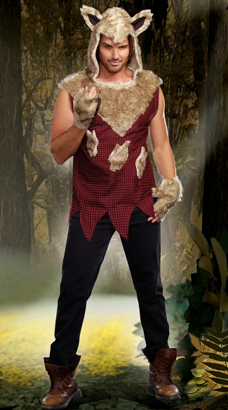 hot male wolf costume