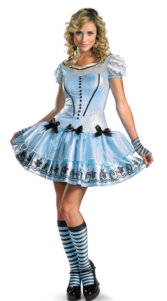 Blue Alice Costume, Alice Costume Dress, Alice Movie Costume