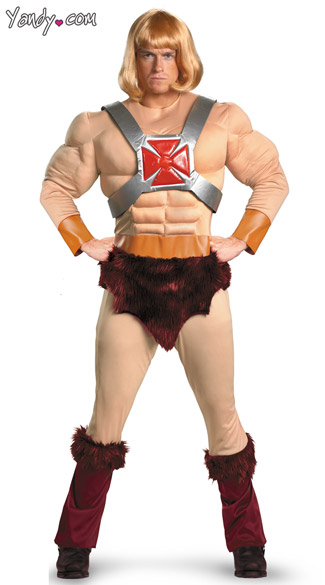 Men\'s He-Man Costume, Masters of the Universe He Man Costume, He Man Costume for Adults