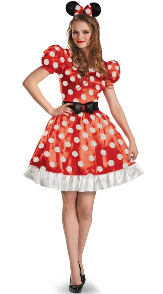 Sexy Minnie Mouse Halloween Costume, Sexy Mouse Costume, Sexy Minnie Costume