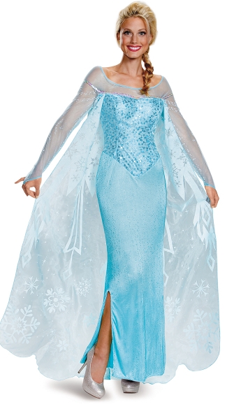 Frozen\'s Queen Elsa Costume, Frozen Princess Adult Costume, Disney\'s Frozen Elsa Costume