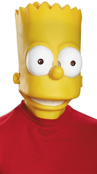 Bart Simpson Mask, Simpsons Costume, Bart Simpson Costume