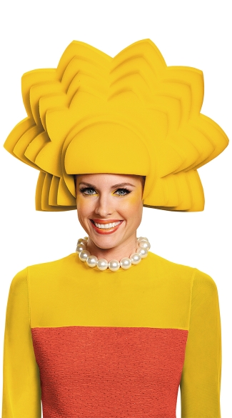 Lisa Simpson Foam Wig, Lisa Simpson Costume, Lisa Simpson Wig