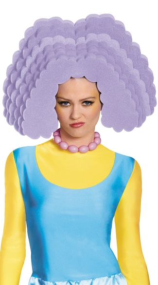 Simpson\'s Selma Foam Wig, Selma Simpson\'s Costume, Simpson\'s Foam Wig, Simpson\'s Halloween Costume