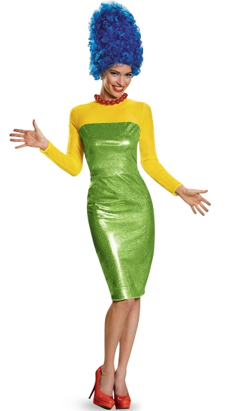 Adult Marge Simpson Costume, Marge Simpson Halloween Costume