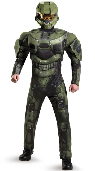 Master Chief Muscle Costume, Halo Master Chief Costume, Halo Halloween Costume