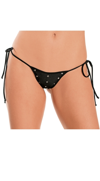 Jewel Tie Side G-String, Jewel Front G String