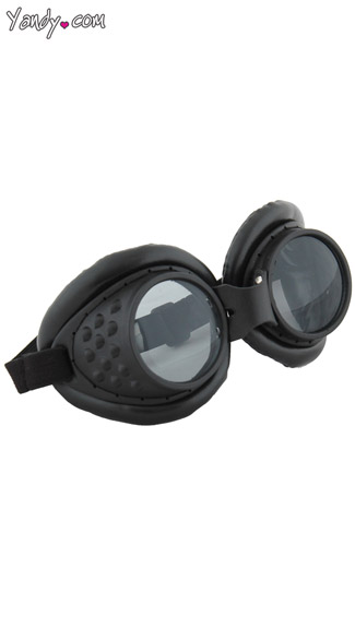 Black Radioactive Goggles, Cyber Goggles, Raver Goggles