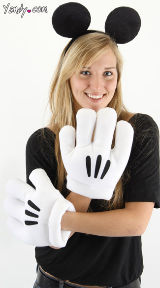 Ears And Gloves Set, Mouse Gloves, Mouse Ears