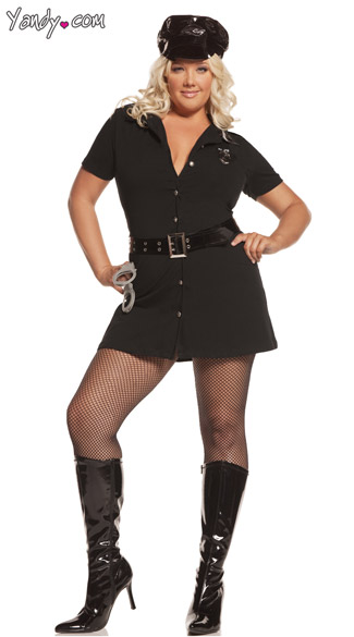 Plus Size Arrest Me Officer Costume