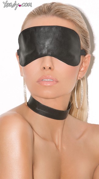 Leather Choker, Sexy Black Choker