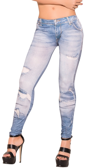 sexy distressed jeans