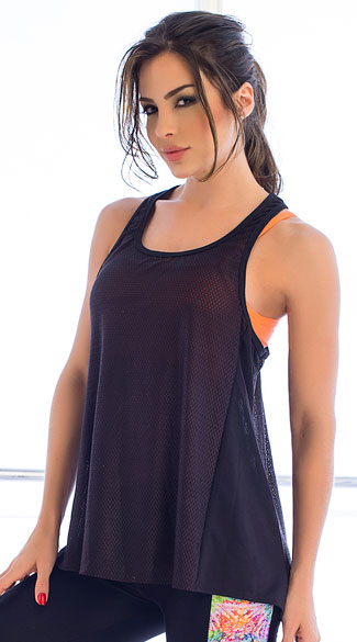 Flyaway Jersey Tank Top, Basic Tank Top, Loose Tank Top