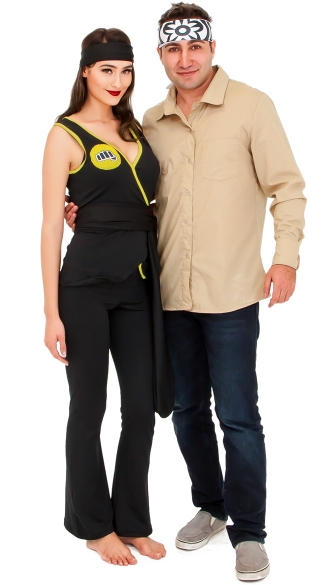 Black Ninja And Karate Master Couples Costume, Men\'s Karate Master Costume, Black Ninja Costume, Couples Karate Halloween Costume, Couples Ninja Costumes